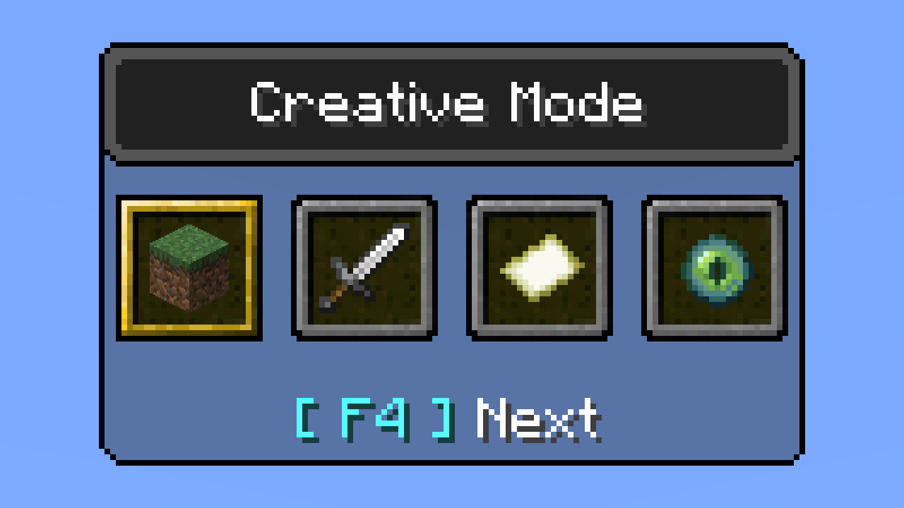 How to change gamemode in Minecraft